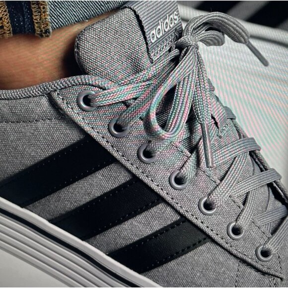 Adidas Daily 4.0 Men’s Athletic Shoe Grey Sneakers Trainers Footwear - Picture 2 of 16